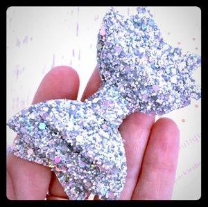 Glitter Hair Bow